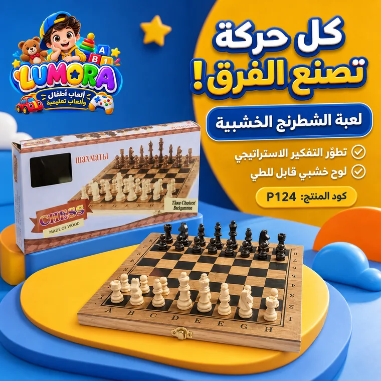 شطرنج خشبي كلاسيكي