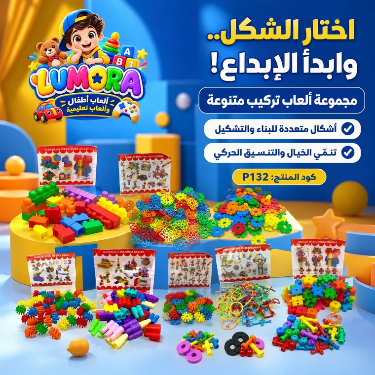 مجموعة خرز وأشكال للأعمال اليدوية