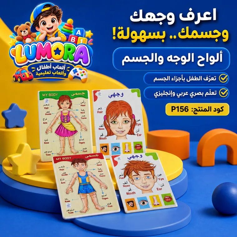 ألواح مطابقة الوجه والجسم