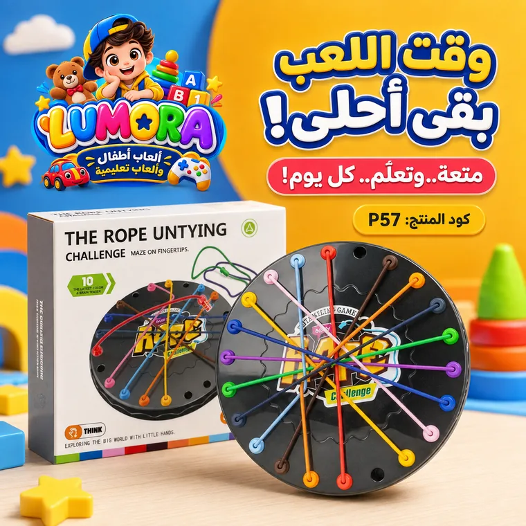 تحدي فك الحبال الدائري