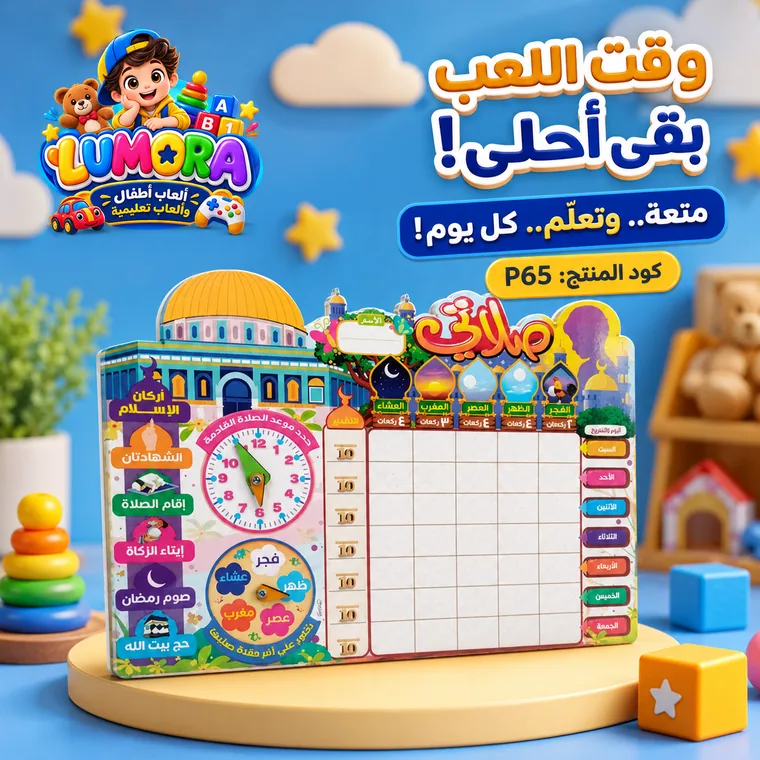 لوحة التقويم والروتين اليومية